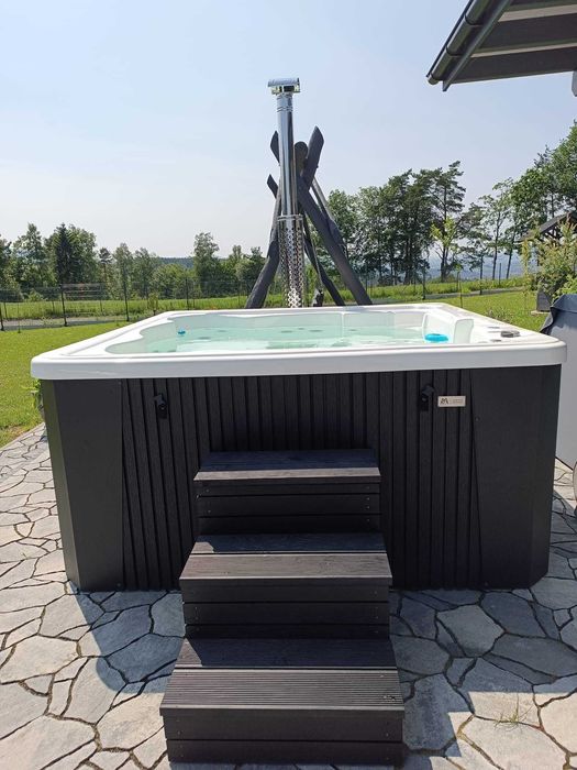 "WEZUWIUSZ" 6 osobowe Jacuzzi Balia ogrodowa gorąca beczka PREMIUM