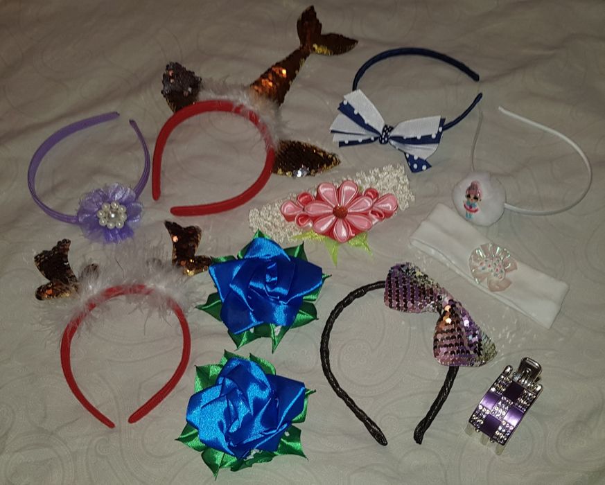 Детские обручи,новогодние резинки