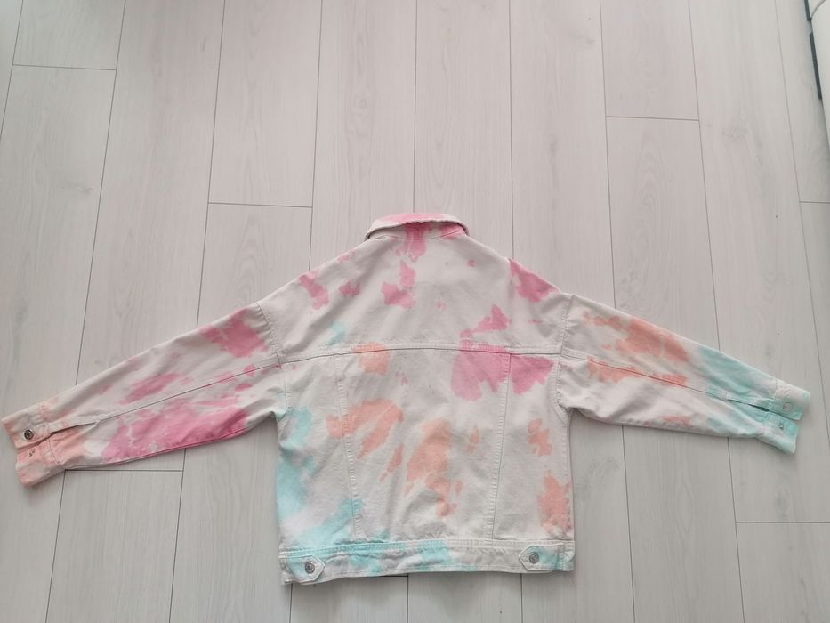 Kurtka jeansowa kolorowa