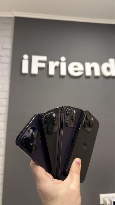 Used IPhone 14 Pro 128/256 Gb Purple/Black/Gold/Silver,100% Акб,гарантія від магазину IFriend
