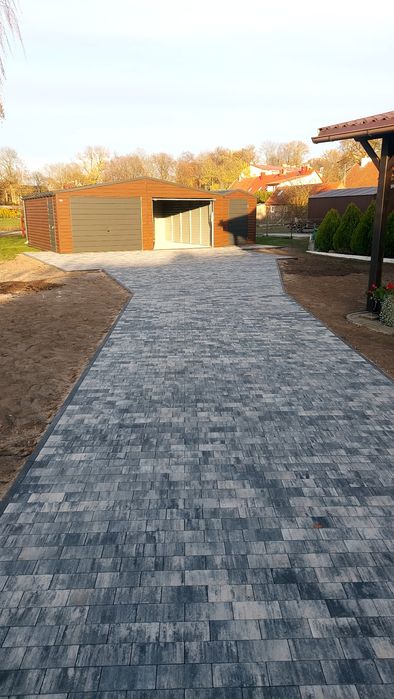 Brukarstwo- układanie kostki brukowej, ogrodzenia, transport