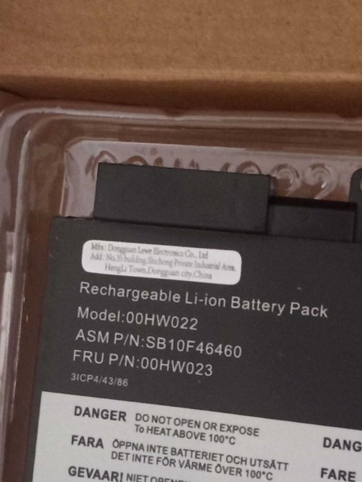 3 Komorowa Bateria do Laptopa 11,25V 1920mAh 00HW022