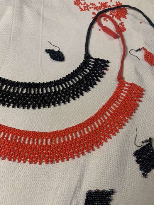 Гердан з бісеру, чокери