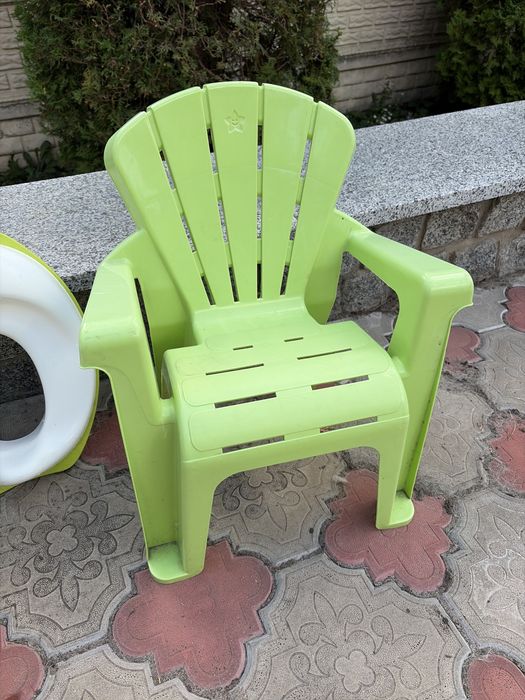 Ванночка ikea lattsam, стульчак ikea, крісло пластикове
