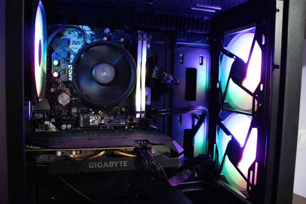 Komputer Gamingowy Ryzen 5 4500 RTX 2060 16GB RAM 512 SSD **DOWÓZ**