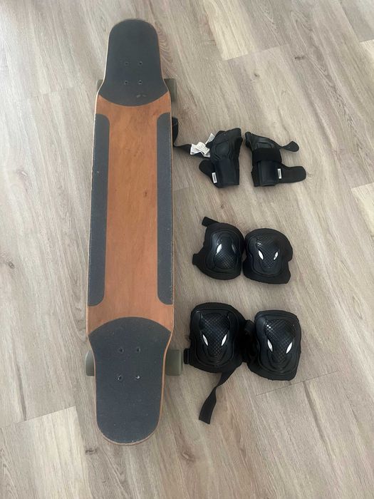 Longboard Dancing + Equipamento de Proteção Completo