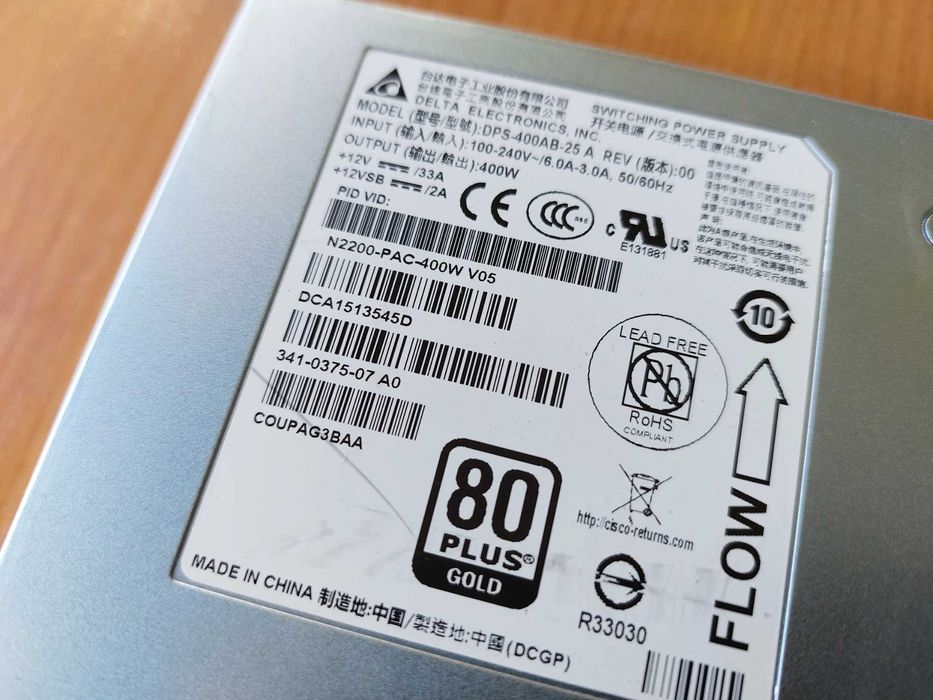 Zasilacz 12V / 33A / 400W  N2200-PAC-400W