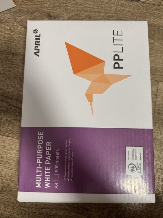Продам бумагу офісну листи A4 April Q-Connect PP LITE 20 упаковок