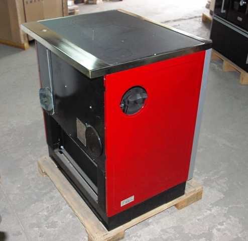 Piec kuchenny, kuchnia ROYAL 720 czerwona, prawa