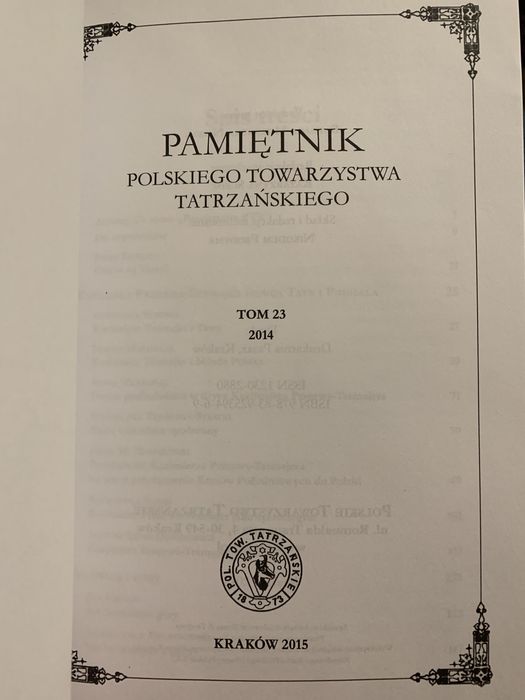 Kazimierz Przerwa-Tetmajer, tom 23, Pamiętnik PTT