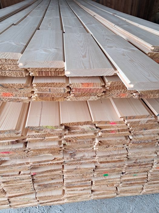 Deska szalówka, podbitka dwu stronna faza sosna, świerk, modrzew