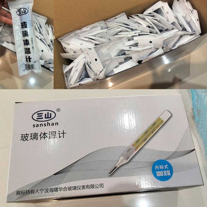 ртутний термометр у футлярі градусник ртутний скляний медичний. 150грн