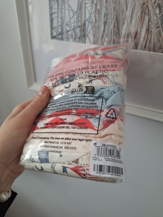 Next 116 nowe 7 sztuk majtki 5-6 lat