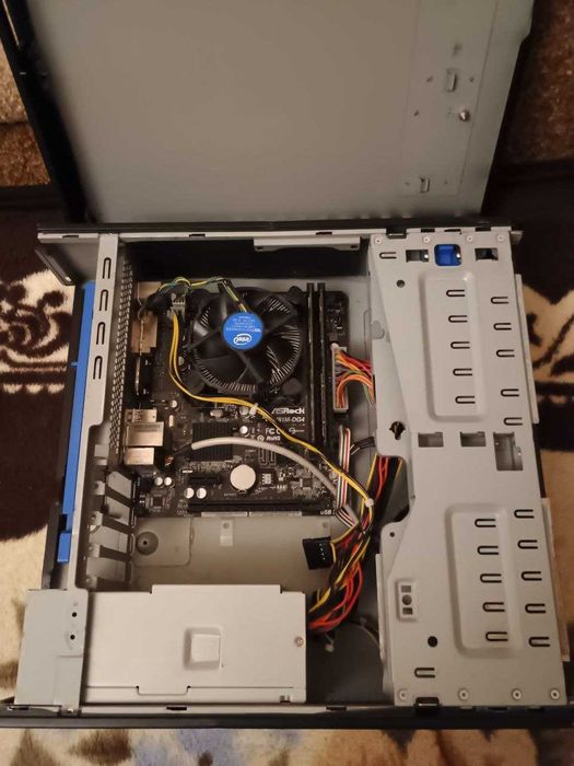 Міні компактний пк intel 4350 asrock h81m-dg4 8ddr ssd nvidia tfx