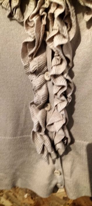 Casaco malha em bege