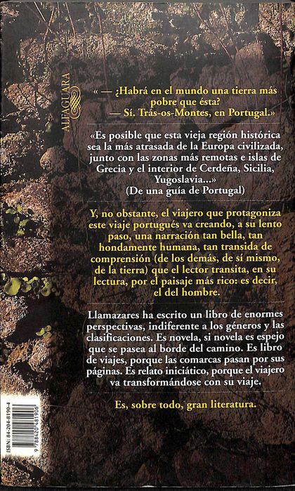 "Trás-os-Montes (Un viaje portugués)" de Julio Llamazares [Espanhol]