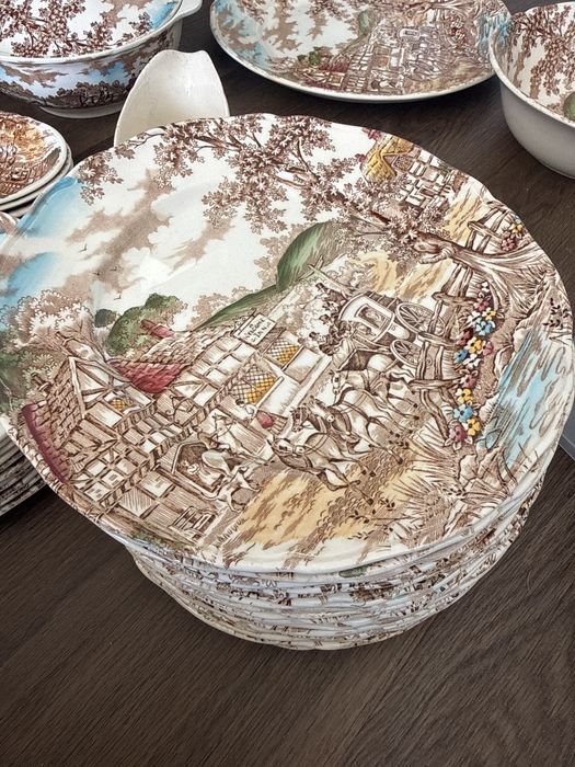 Serviço cerâmica inglesa da Alfred Meakin