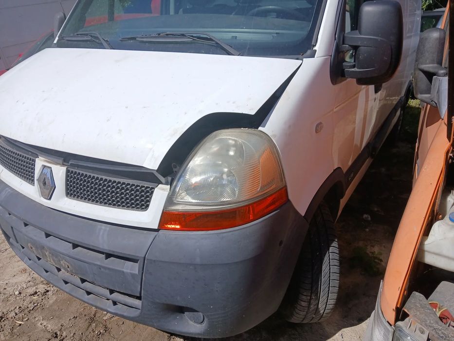 renault master 2 II opel movano kod lakieru nieczytelny zabudowa L2H2 maska pokrywa silnika klapa