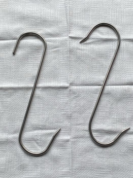 Ganchos em aço inox