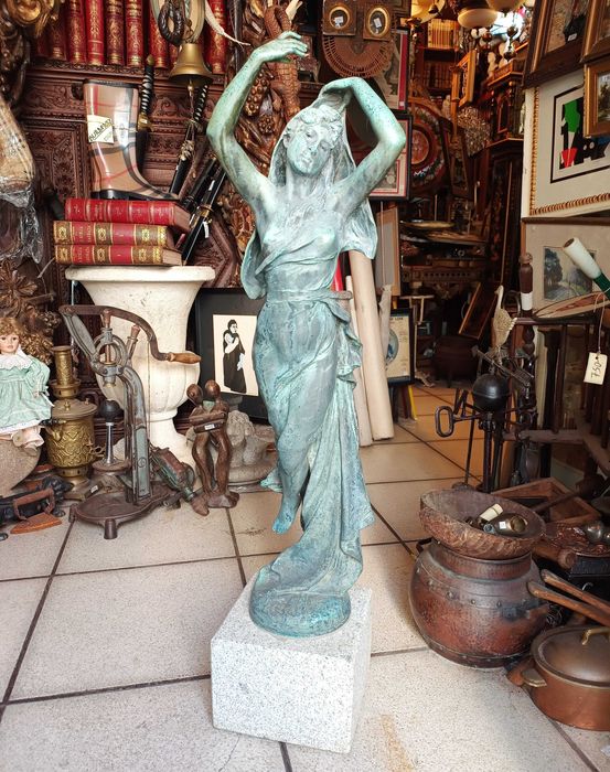 Escultura Bronze Henri Levasseur