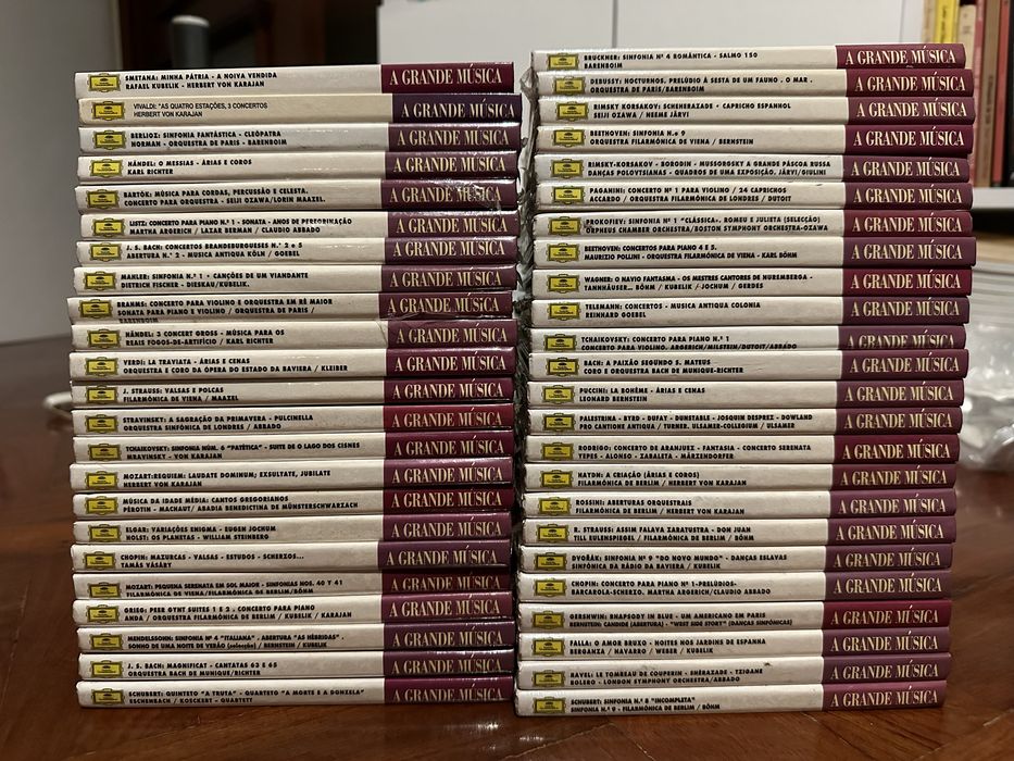 Coleção “A Grande Música” – fascículos selados