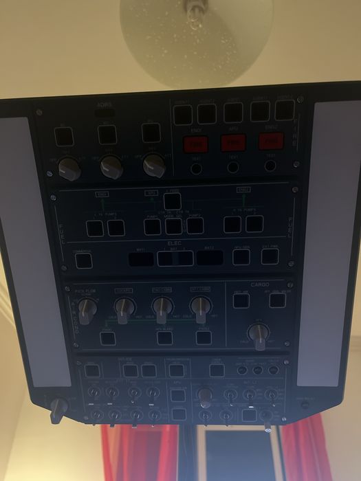 Overhead panel wingflex