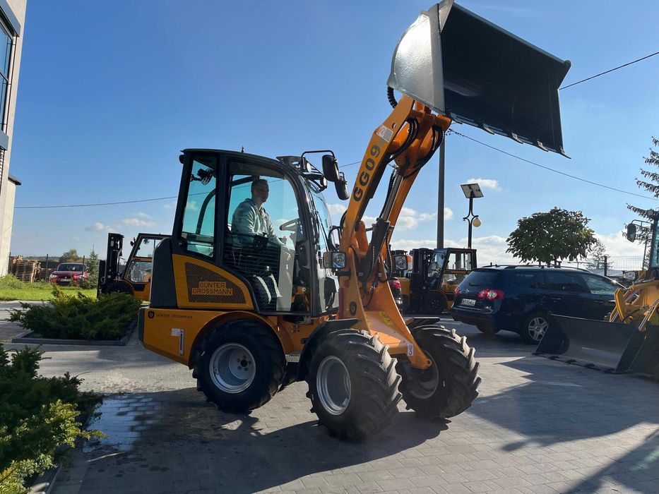 Ładowarka kołowa Gunter Grossmann GG09S. Kabina. Silnik Kubota