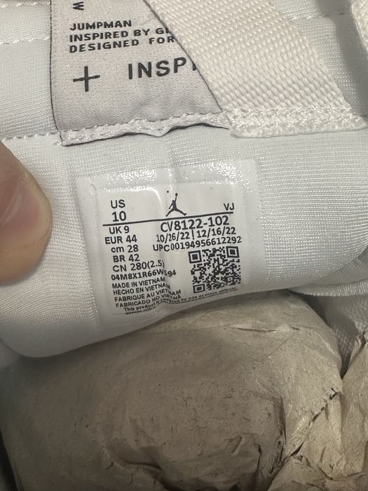 Оригінал Кросівки Nike Air Jordan  MA2 white Джордан білі шкіра + сітка
