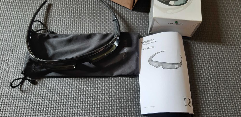 Okulary (2 pary) 3d Toshiba FPTAG02G Aktywne Nowe; ETUI Legnica • OLX.pl