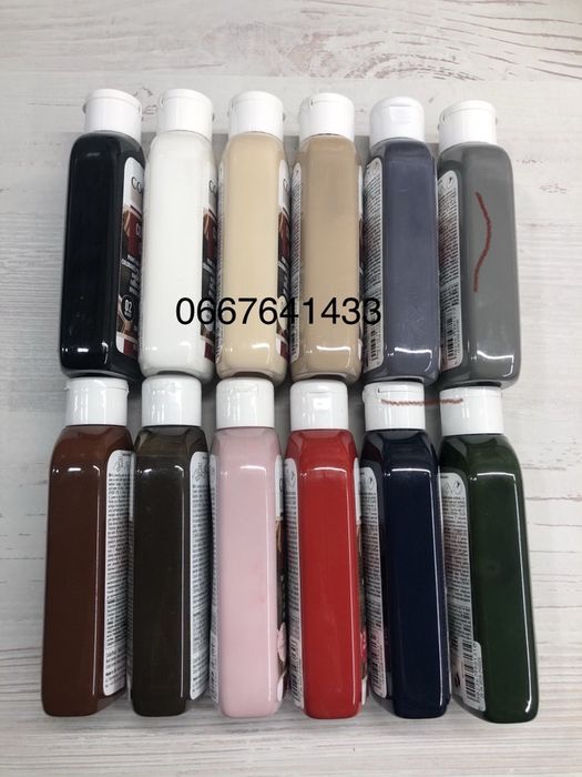 Фарба для шкіри 150мл. Краска для кожи Coccine