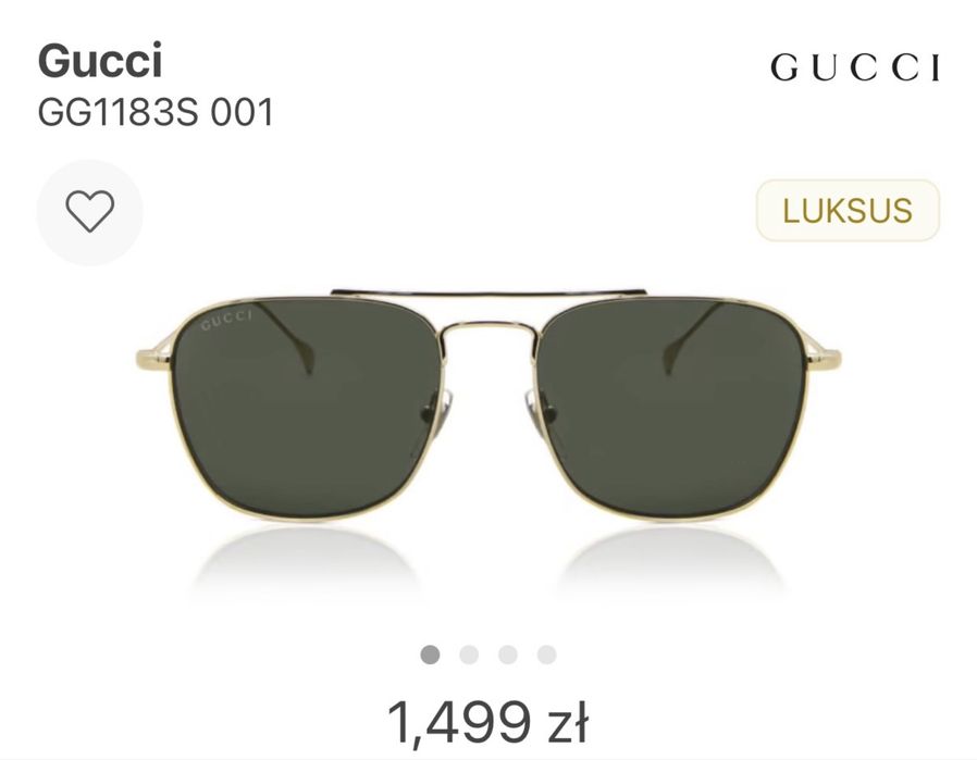 Okulary Gucci, stan bdb
