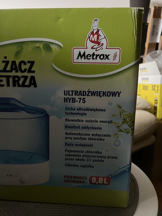 Nawilżacz powietrza ultradzwiękowy HYB-75 Metrox