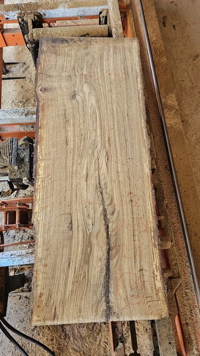 Deski brusy dąb loft żywica