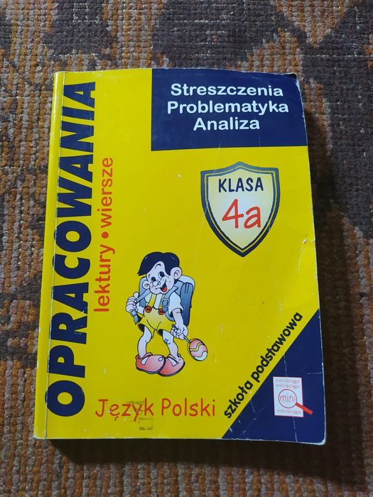 Książka Opracowania Język polski Klasa 4a szkoła podstawowa