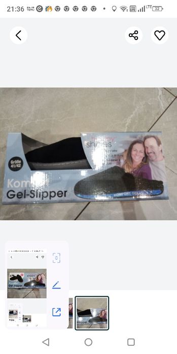 Kapcie Happy shoez  41/42