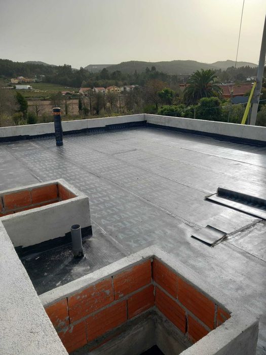 Limpeza e impermeabilização de telhados