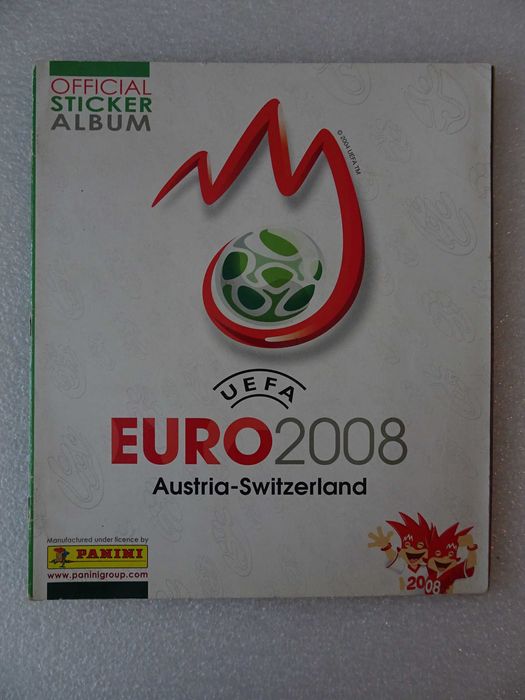 Caderneta de cromos de futebol Euro 2008 Panini (Faltam 60 cromos)