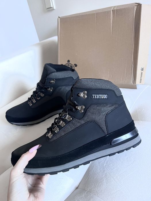 Meskie buty za kostke 44 wodoodporne skora