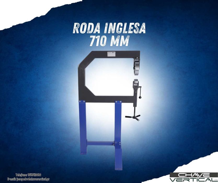 Roda Inglesa  alongadora chapa inclui 7 rodas até 12 "  JR19