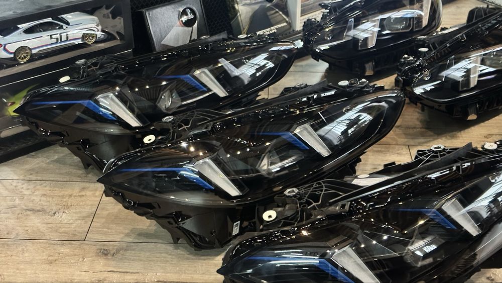 Bmw led g22 g26 g80 g82 g83 g23 led adaptive laser фари оптика