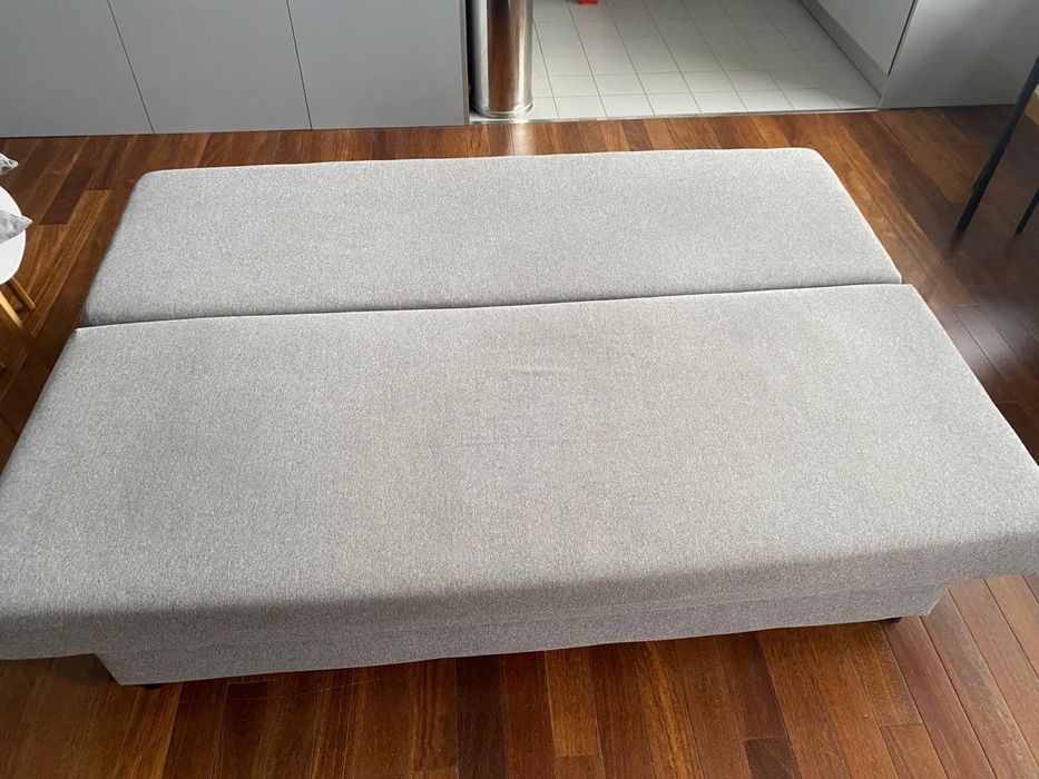 Sofa cama Ikea cinza