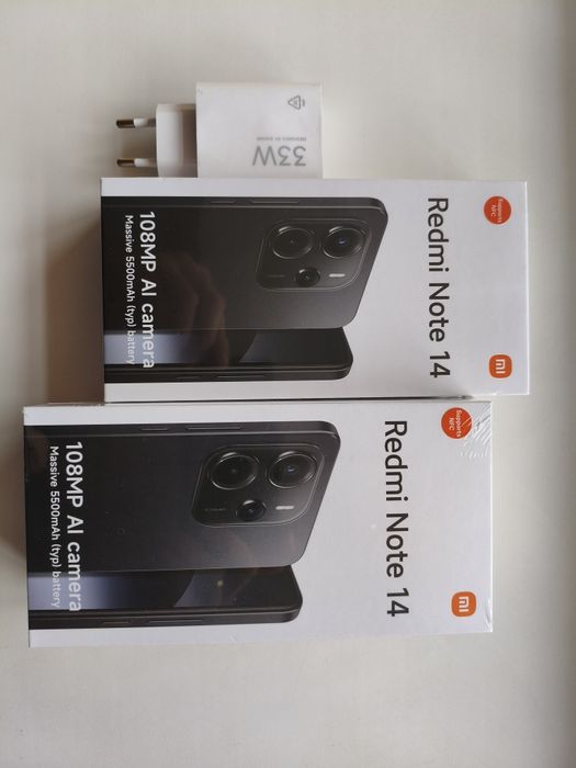 Redmi note 14 8*256NFC Purple Global Version New з Адаптером 33W