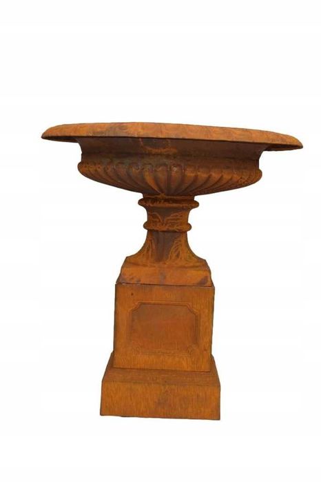 Donica Ogrodowa Żeliwna GAZON - Żeliwo - Doniczka Brązowa - Ogród