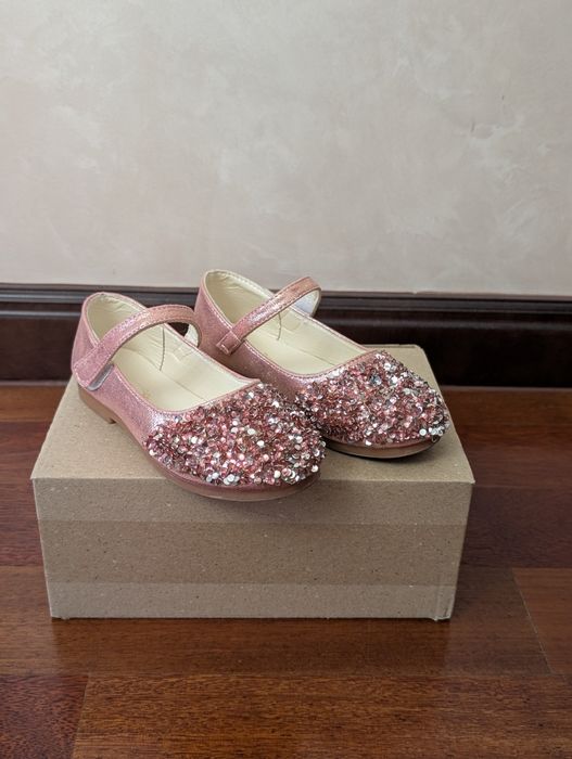 Нарядні туфлі балетки на випускний розмір 30, устілка 18.5