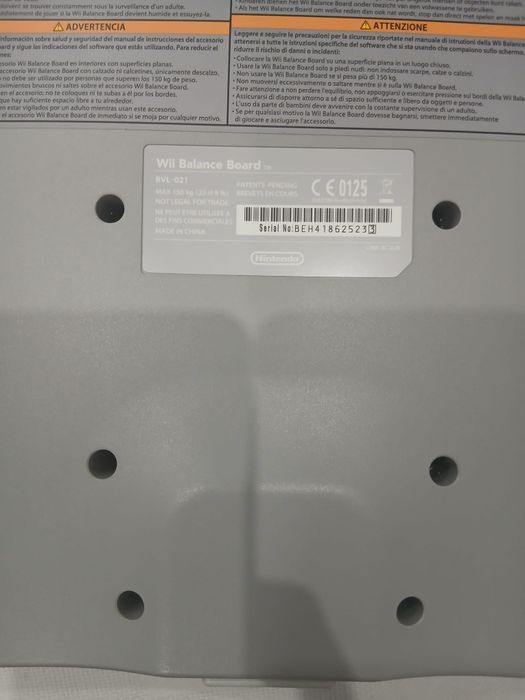 Tapete para Wii Balance Board