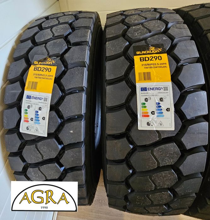 315/80R22.5 (1260netto) BLACKLION opona opony nowa napęd BD290