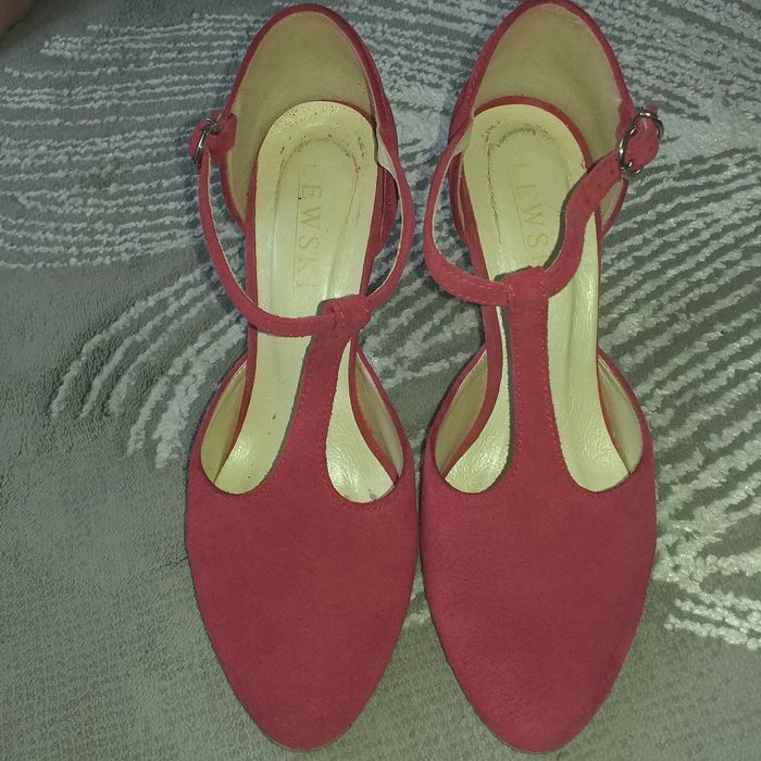 Buty szpilki zamszowe