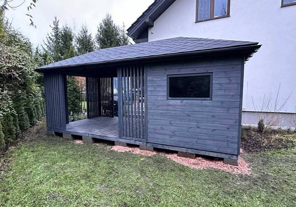 Domek ogrodowy, narzędziowy, altana, domek letniskowy 3x6 m (10)