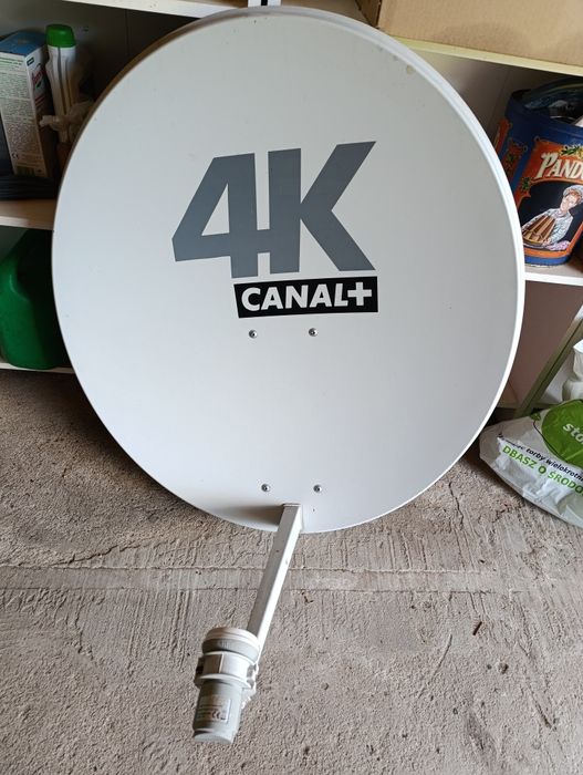 Antena satelitarna canal plus 4k 90 cm
