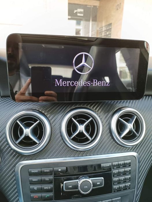 Tela Android 14 com GPS Mercedes Classe A/CLA/GLA (Artigo Novo)